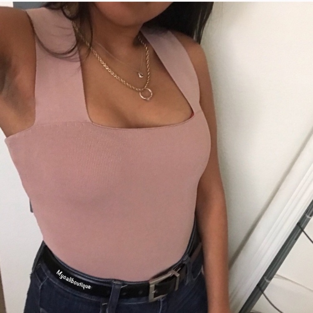 LF SEEK the Label Square Neck Tank Top